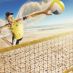 corda para rede de volei.